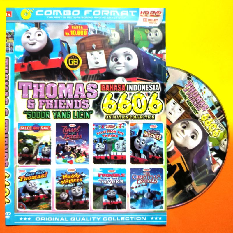 KASET FILM KARTUN ANAK KOLEKSI KERETA THOMAS FRIENDS VOLUME TERLARIS 6606.