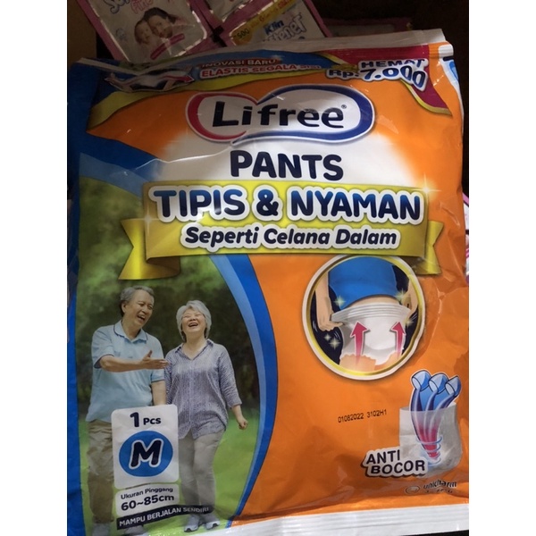 Lifree Pants Sachet isi 1 Popok Celana Dewasa