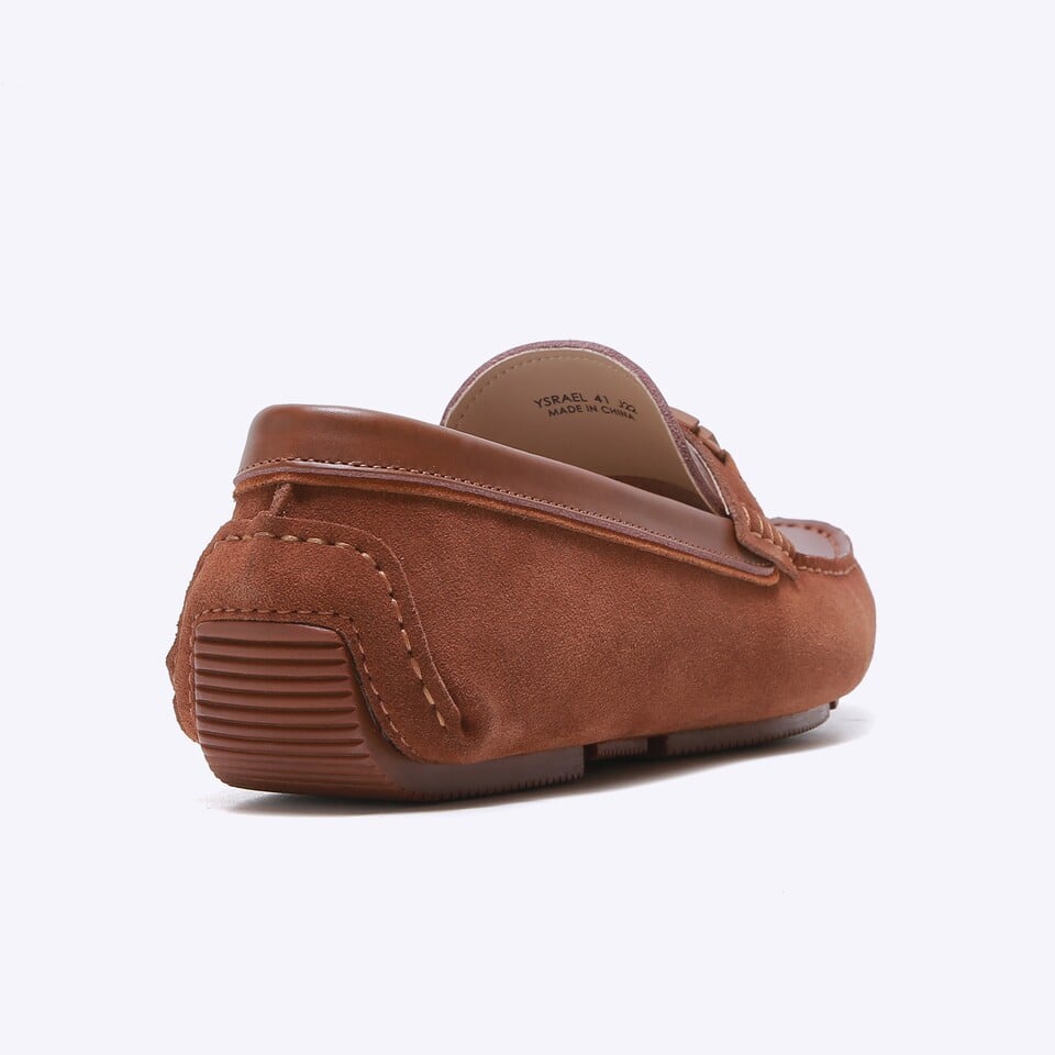 SEPATU LOAFER EVERBEST PRIA ORIGINAL PANSUS KULIT BRANDED COKLAT EM02
