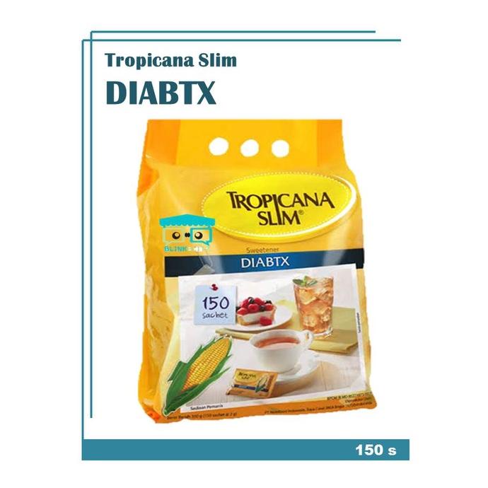 

[BAYAR DITEMPAT] Gula Tropicana Slim Diabtx Sweetener Grosir 150 sachet