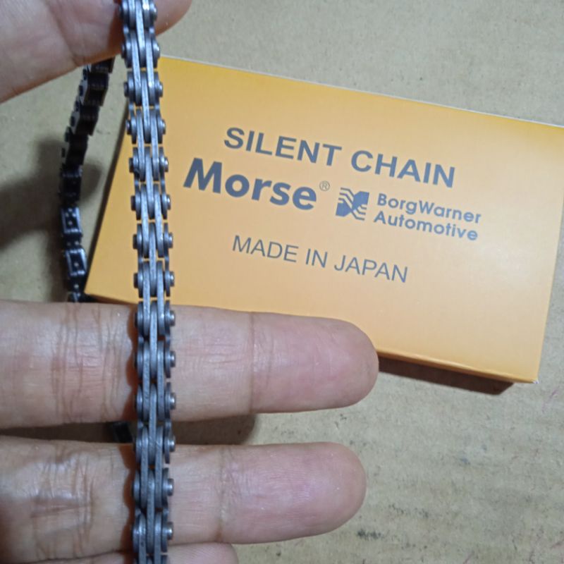 Rantai Keteng Scorpio Standar Japan Morse 104 Mata Rantai Keteng CRF230 Standar Japan Morse Kode M R