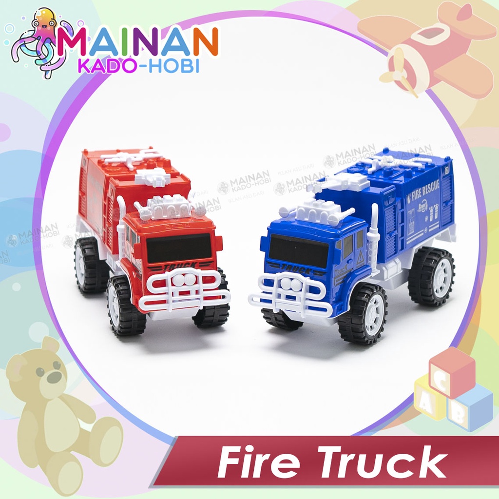 MAINAN ANAK DIECAST MOBIL PEMADAM KEBAKARAN FIRE TRUCK ENGINE RESCUE