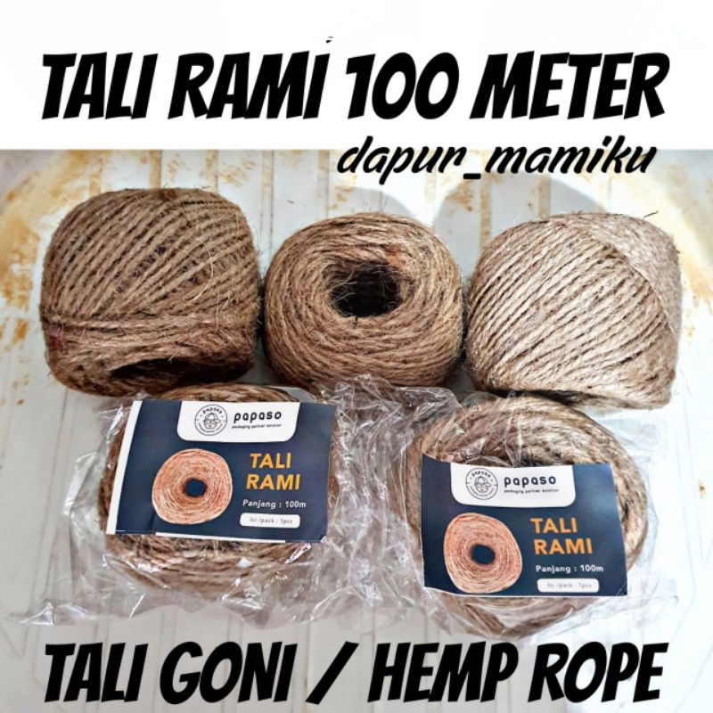 DAPURMAMI Tali Rami 100 meter Tali Goni