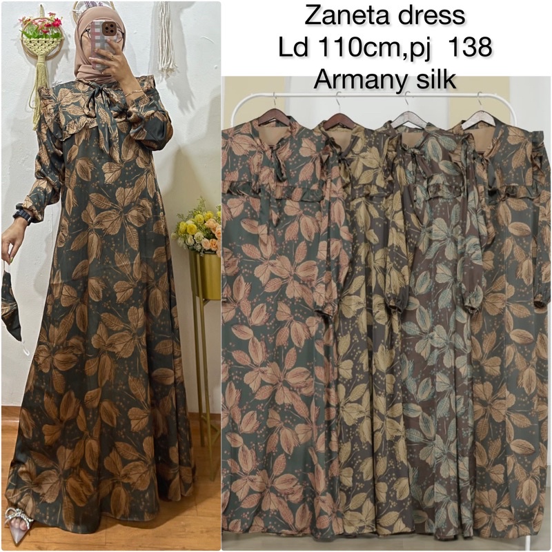 GAMIS WANITA ARMANY SILK // ZANETA DRESS