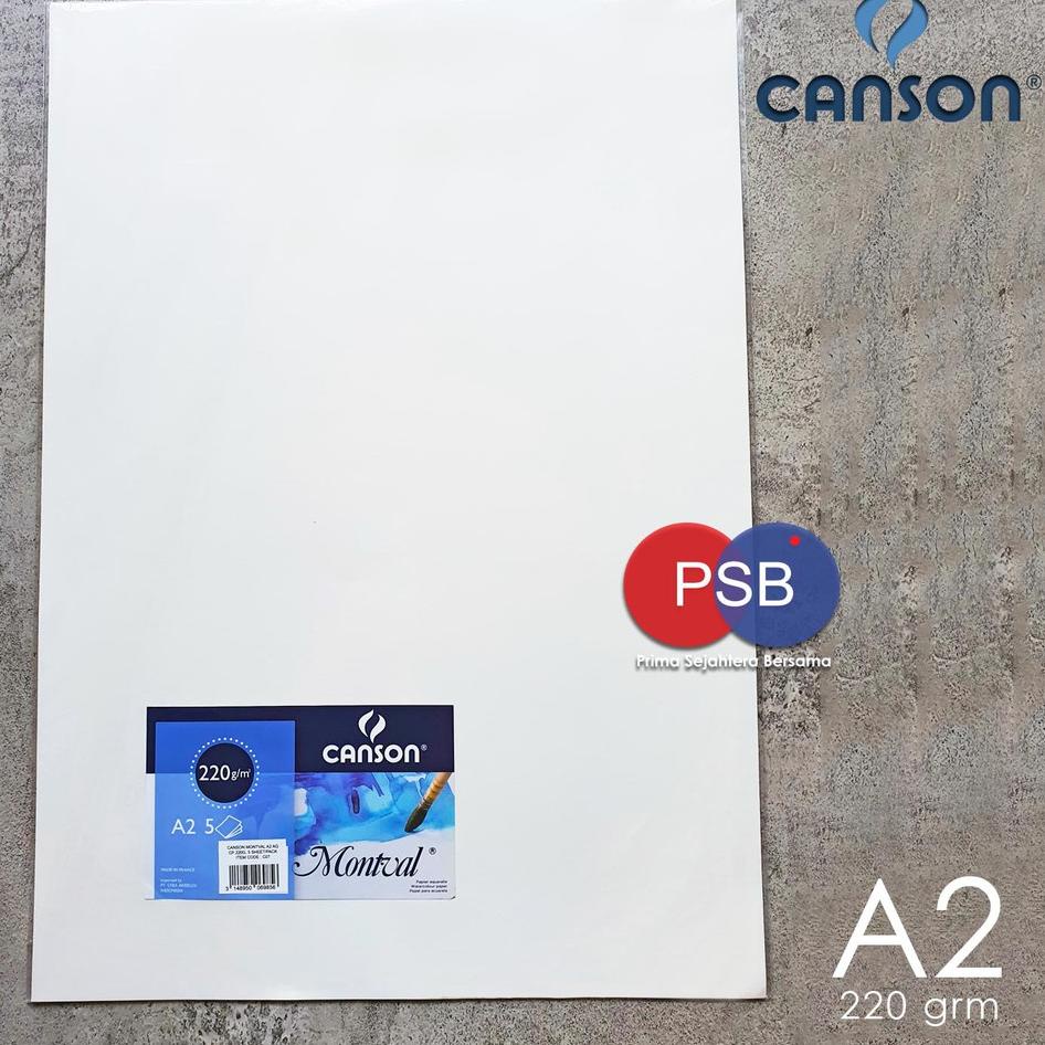 

옷 Canson Montval A2 (220 gsm) / Kertas Cat Air / Kertas Gambar Berkualitas