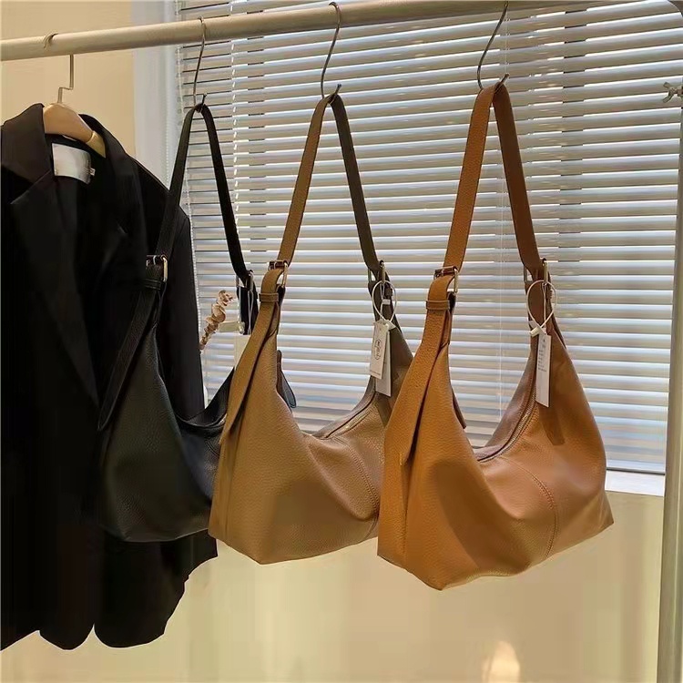 BJ64936 - BLACK/BROWN/KHAKI - TAS TOTE SHOULDERBAG SLEMPANG WANITA FASHION IMPORT MODIS ELEGAN TERMURAH TERLARIS TERBARU BAGSTORE JAKARTA TAS BATAM ZC4936