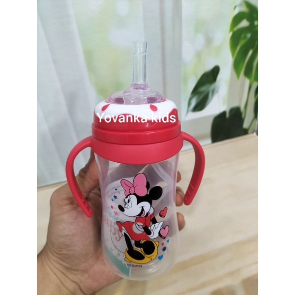 Paket Botol wide Neck Nipple+Straw+Pegangan/Botol Disney Baby Bunny 250 Ml