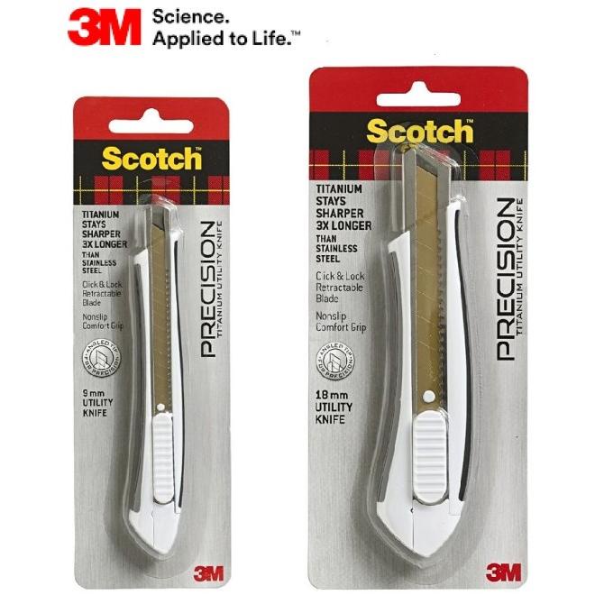 

Cutter Emas Scotch Precision Titanium 3M 9mm & 18mm / Utility Knife