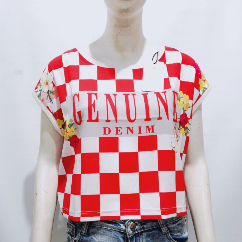 Hassenda Kaos Wanita Cropetee A#77 P462RJK