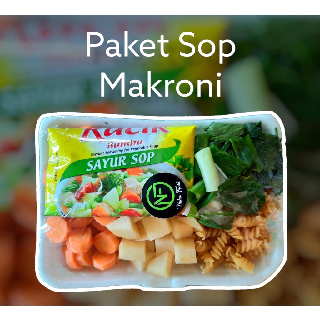 

paket aneka sayuran paket sop makroni