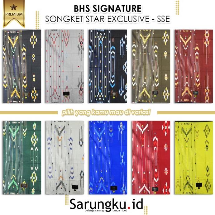 SARUNG BHS SIGNATURE SONGKET STAR EXCLUSIVE (SSE)