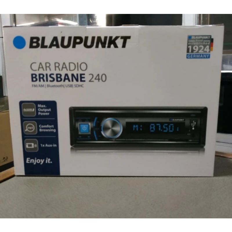 single din blaupunkt brisbane 240 -tape blaupunkt- bluetooth blaupunkt