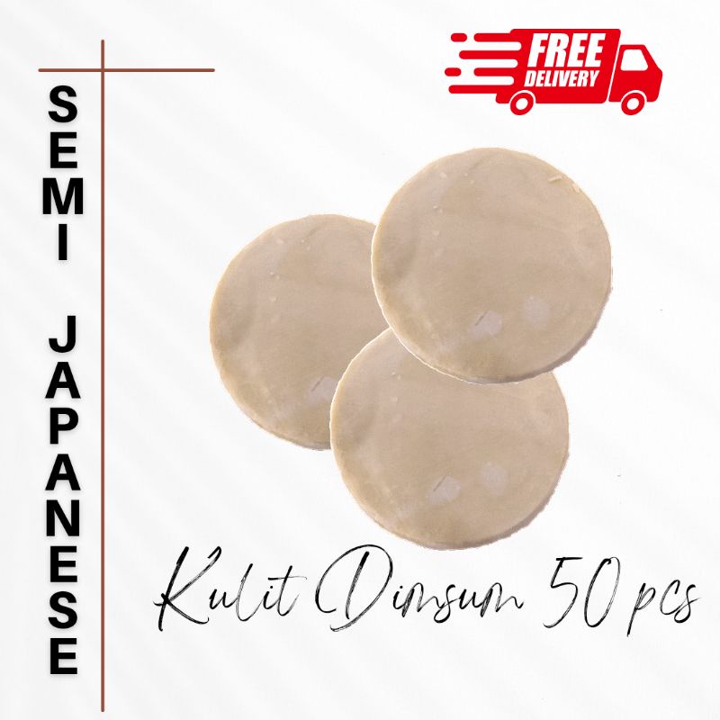 

Kulit Dimsum Isi 50 pcs | Kulit Pangsit Bulat Ukuran 9 cm isi 50 pcs