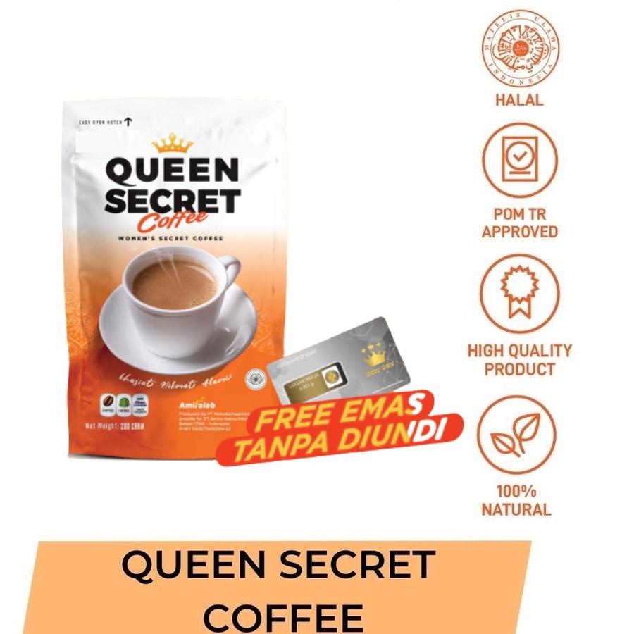 

~~► AMIRALAB Queen Secret Coffee Minuman Kopi Herbal Solusi Membantu Kesehatan Wanita 100 Gr