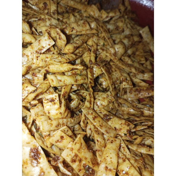 

Pangsit Pedas Daun jeruk