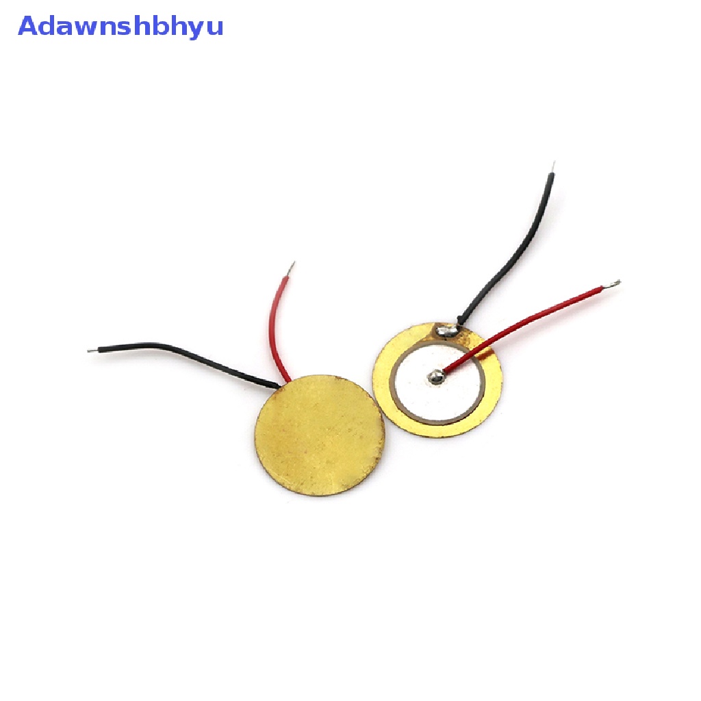 Adhyu 10pcs Plat Wafer Keramik Piezoelektrik Dia 15mm Untuk Buzzer Loudspeaker ID