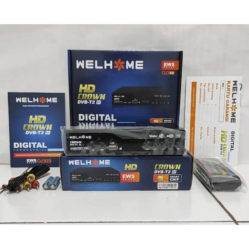 penerima siaran tv digital wellhome stb wellhome set top box