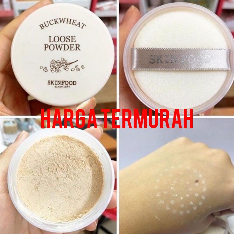 SKIN FOOD SKINFOOD BUCKWHEAT LOOSE POWDER 23GR BEDAK TABUR SKINFOOD BEDAK SKINFOOD BEDAK PREMIUM SKI