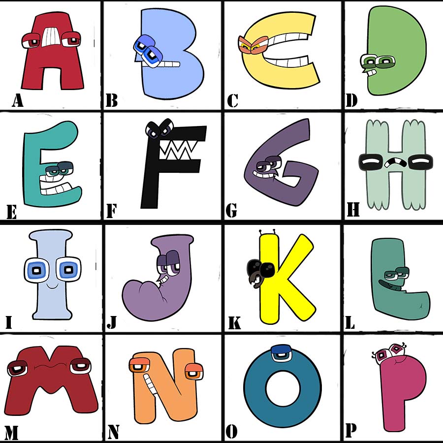 HOODIE ANAK COSTUM HURUF A-Z ALPHABET LORE UNISEX