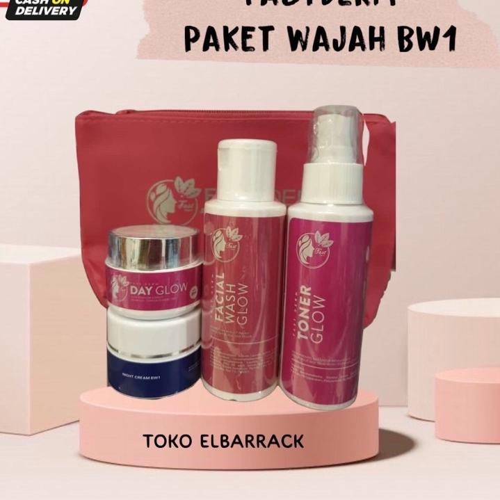 ((L-6-6 ➸> FAST DERM PAKET GLOWING FLEK / PAKET BW1 FastDerm PEMUTIH WAJAH BPOM bisa cod