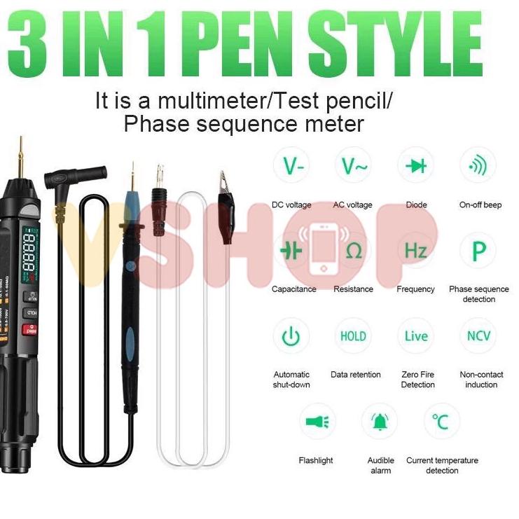 Stok Terbaru DIGITAL PEN MULTITESTER - MULTIMETER PEN DIGITAL RELIFE DT-01