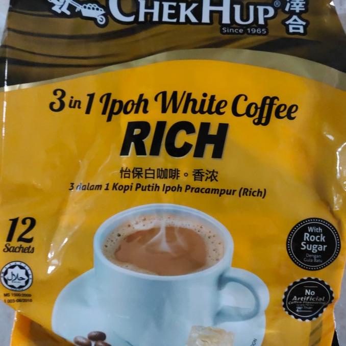 

[BISA COD] Chek Hup 3 in 1 Ipoh White Coffee King (40g x 12s)