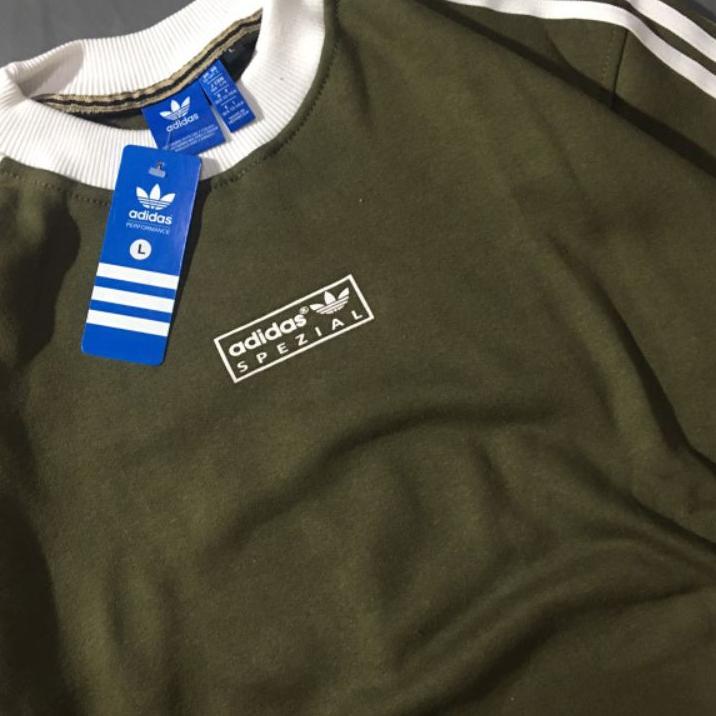 Viral Crewneck adidas Spezial Hijau army