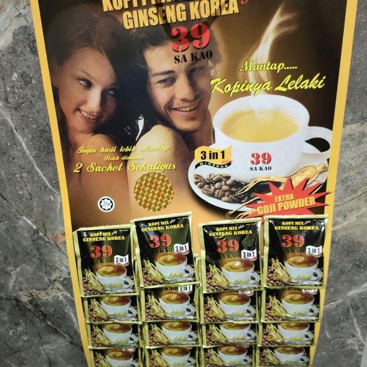 

(G4)3») kopi ginseng Korea 39 sa Kao /kopi aceh super keren
