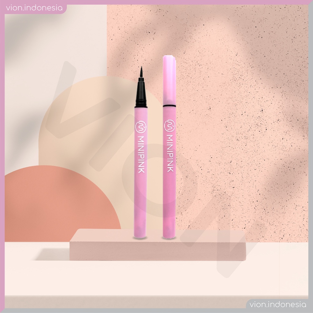 MINIPINK Liquid Eyeliner Pensil Tahan Air Hitam Halus Dan Anti Noda MP006