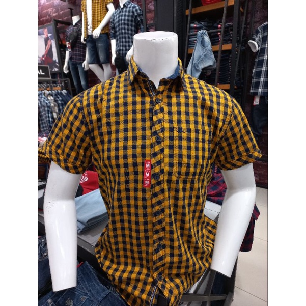 KEMEJA CARDINAL JEANS SLIMFIT TERBARU PREMIUM QUALITY WARNA KUNING