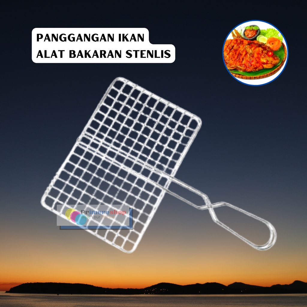 Pemanggang Serbaguna Anti Lengket Murah / Panggangan Sate Ikan Ayam Arang