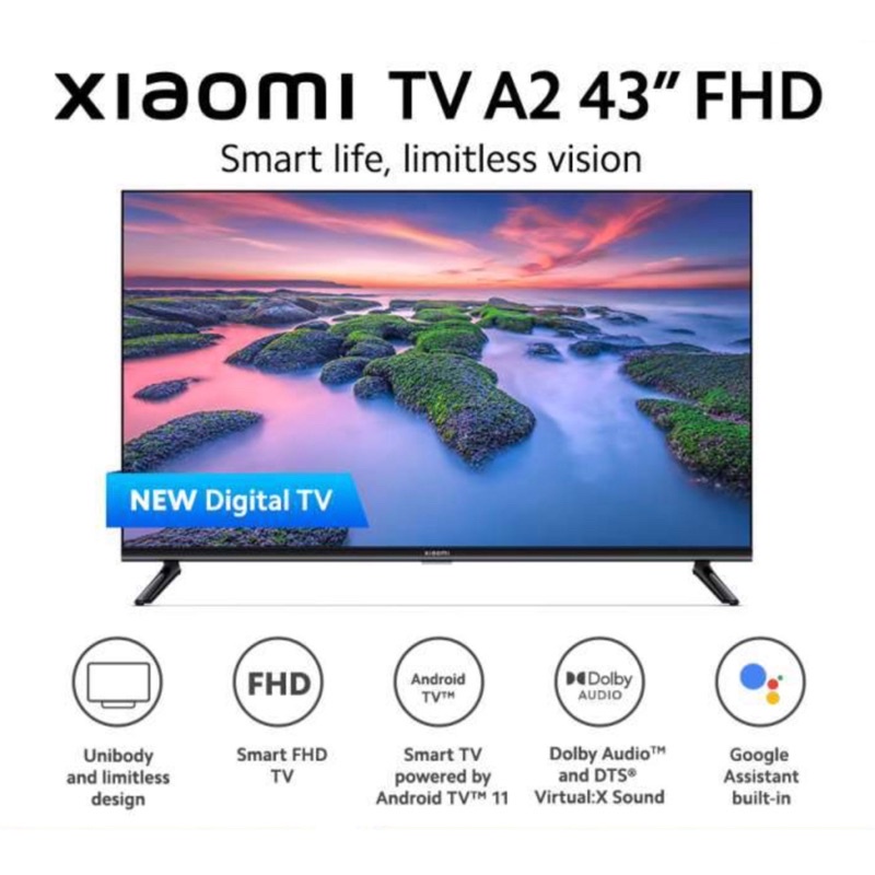 Xiaomi  mi tv Android TV A2 43 inch digital tv