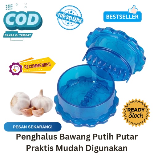 [BISA COD] PROMO Penghalus Bawang Putih Putar Praktis Mudah Digunakan Alat Penghalus Pemecah Bawang Geprek Bawang Gilingan Bawang Gilingan Bumbu Jahe Pengupas Penggiling Pemotong Murah Terjangkau
