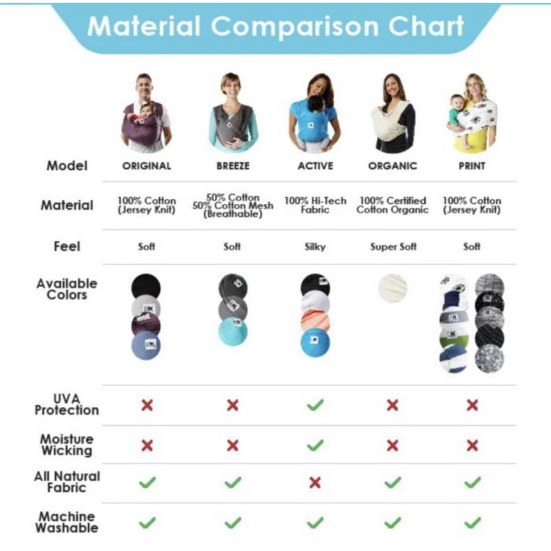 Baby K'TAN Baby Carrier size XS