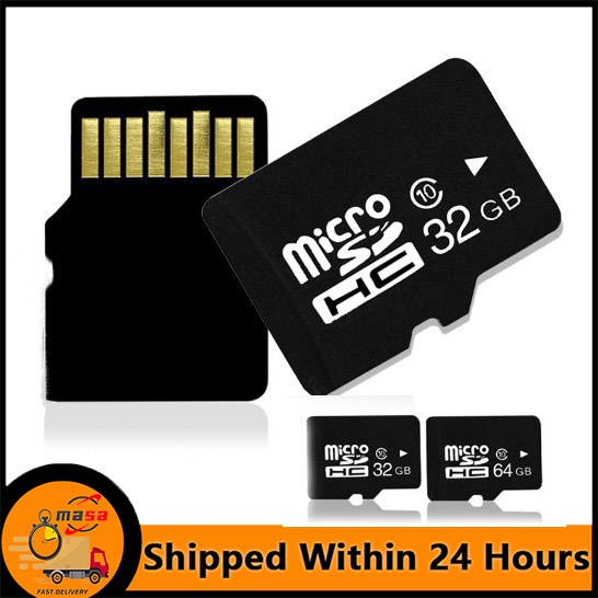 Kartu Memori 128G 64G 32GB 16GB 8GB Kartu SD Mikro untuk Laptop Komputer Adaptor Gratis