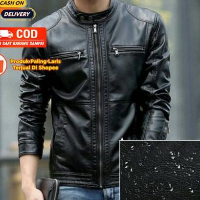 Murah Meriah Jaket Kulit Domba Asli Pria Original 100% ARL 033 Silverstone RFLA Ariel Noah 90