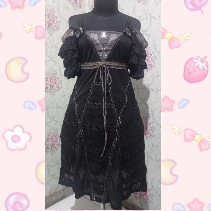 Ozz Angelo black pricess dress