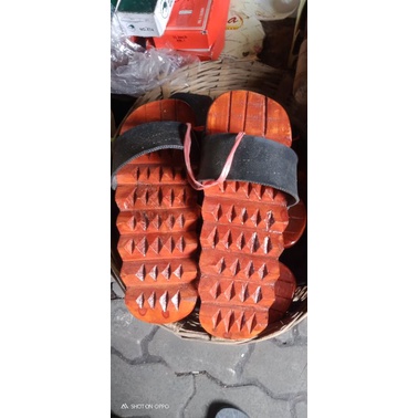 sandal kelompen bakiak kayu terompah sandal kesehatan