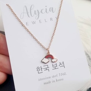 set perhiasan anak alycia rainbow original anti karat