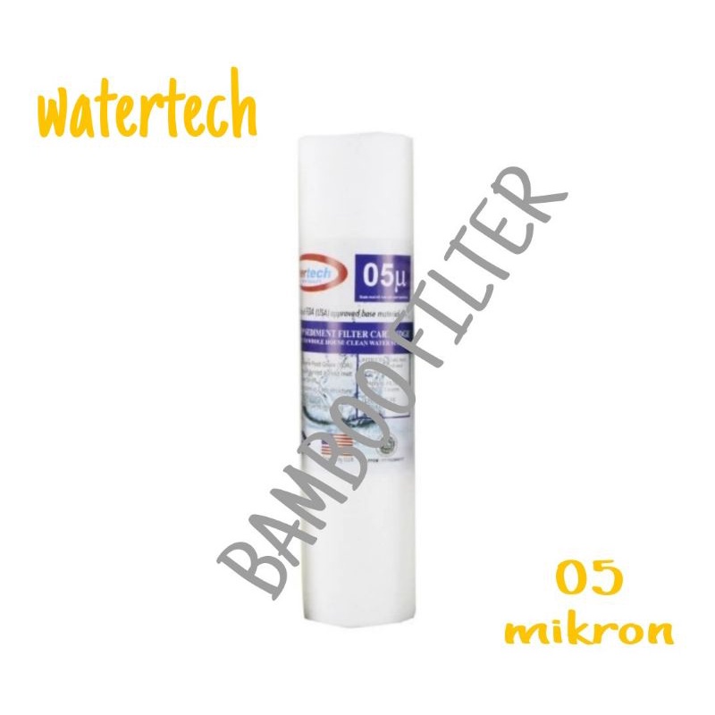 Watertech Cartridge Filter Sedimen 10 Inci 05 Mikron - Tabung Sedimen PP