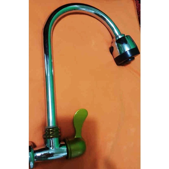 KRAN DAPUR UKURAN 3/4 INCHI / KRAN WASTAFEL CUCI PIRING / KEPALA BESAR ADA TOMBOL - CEK FOTO (J369)