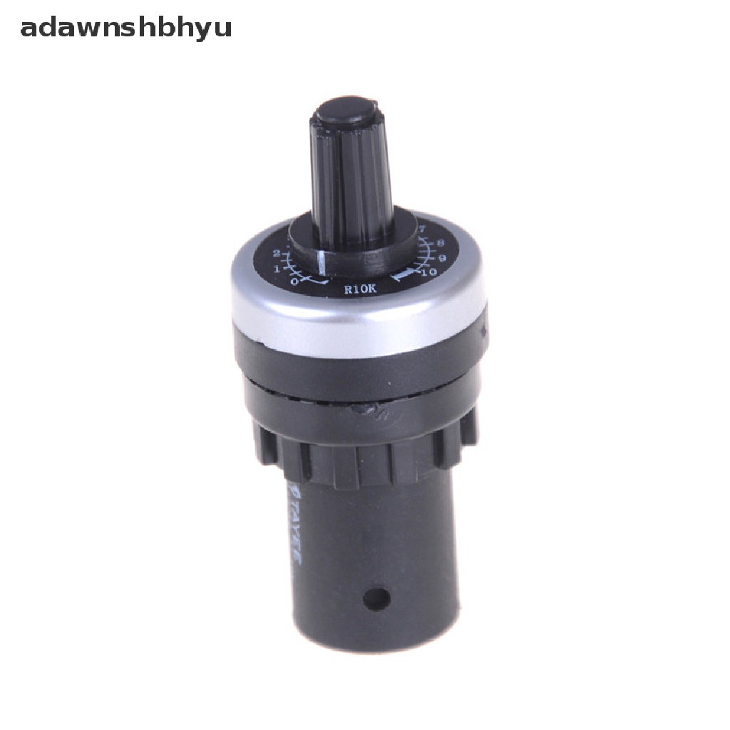 Potensiometer Putar adawnshbhyu Black Resistance 10K LA42DWQ-22 22mm Inverter Converter ID