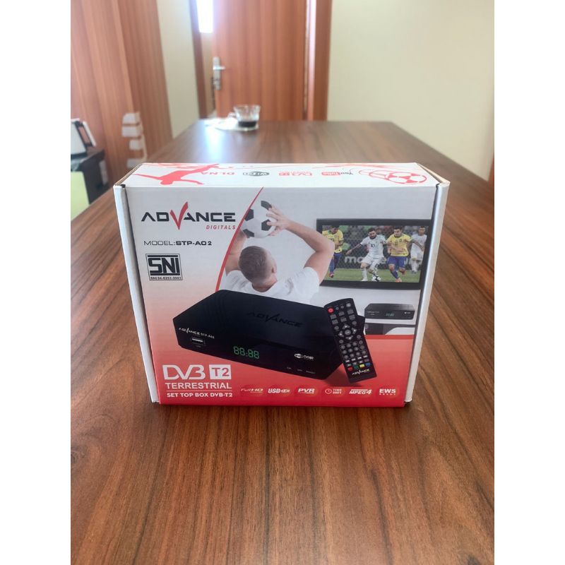 SET TOP BOX TV Digital DVD-T2 Advance STP -A02 terbaru
