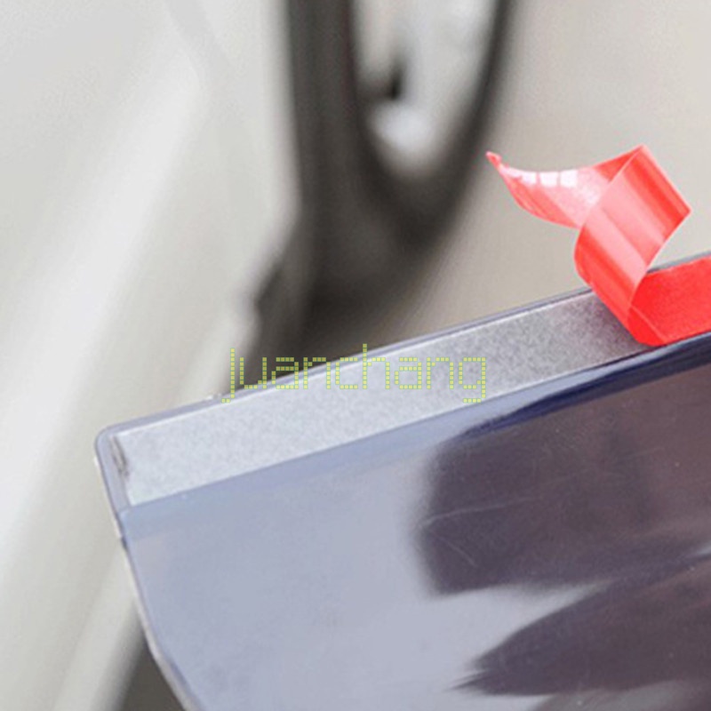 2pcs Baru Universal Fleksibel PVC Kaca Spion Hujan Alis PVC Auto Mirror Rain Shield Shade Cover Pelindung Shade Rainproof Blades Mobil Back Mirror Penutup Hujan Alis Aksesoris Mobil