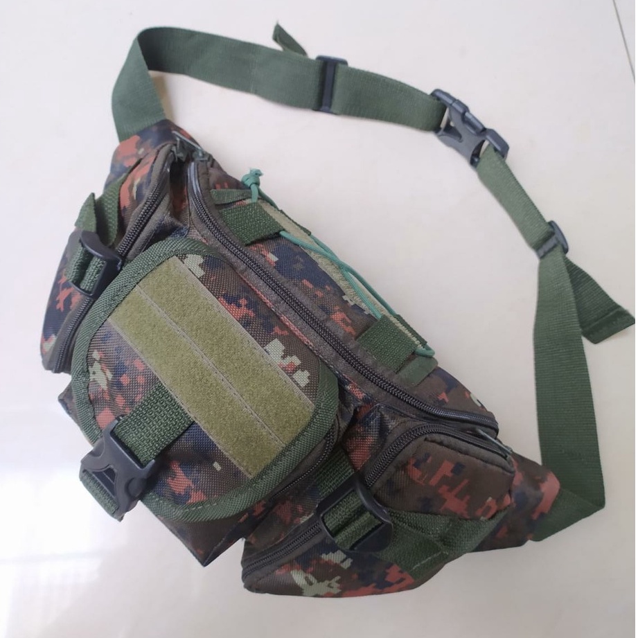 BIG SALE!! Waistbag Army Loreng TACTICAL ( HARGA GROSIR ) Model Pinggang dan Slingbag