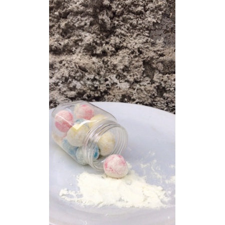 

Bola susu mandi isi10