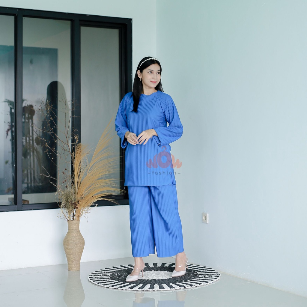 WOW - ADERA ONE SET KNIT PREMIUM//ONE SET WANITA PREMIUM