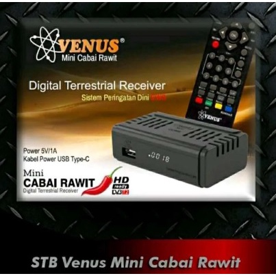 MURAH  Set Top Box DVB T2 VENUS CABE RAWIT TV Digital bisa INTERNET