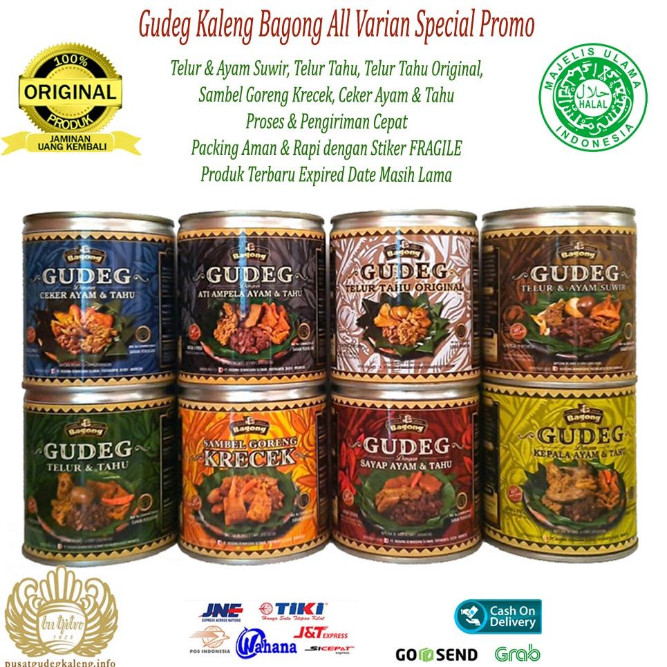 

11.11 Terlaris Gudeg Kaleng Bagong Khas Jogja All Varian Special Promo - 300Gram