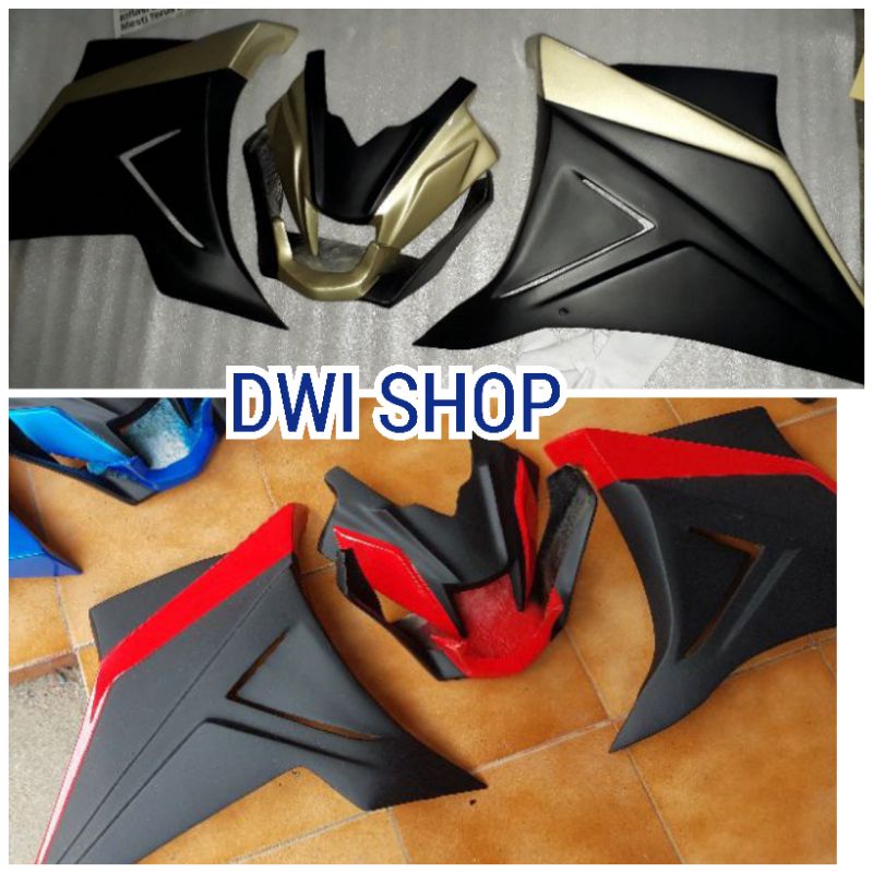 Half fairing sayap Suzuki gsx S150 Paket Topeng cover lampu